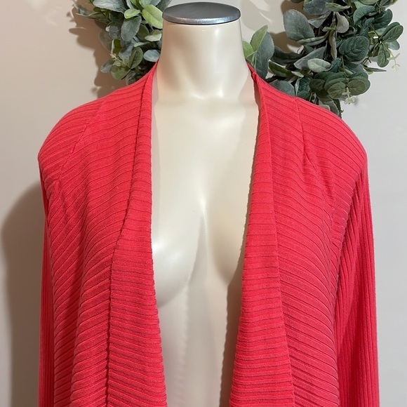 Worthington Long Sleeve Open Cardigan Asymmetrical M - Picture 2 of 13